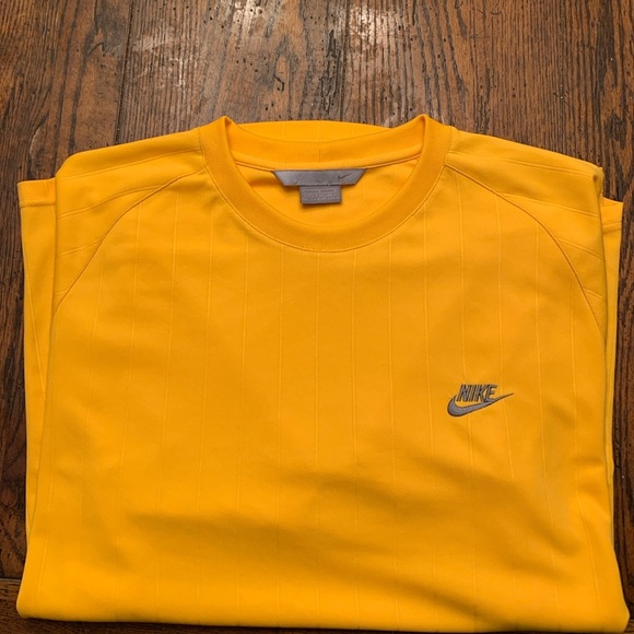 Vintage Nike Yellow Soccer Jersey - Picture 2 of 4